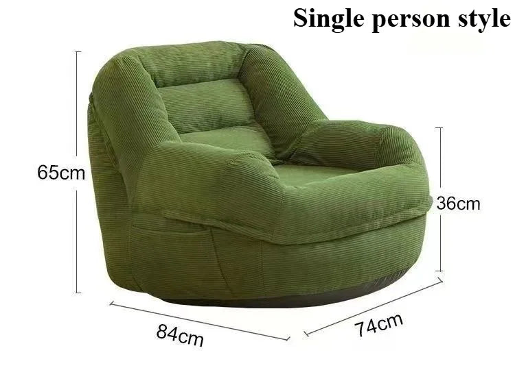 Portable Lazy Sofa Living Room Cheap Single Sofas