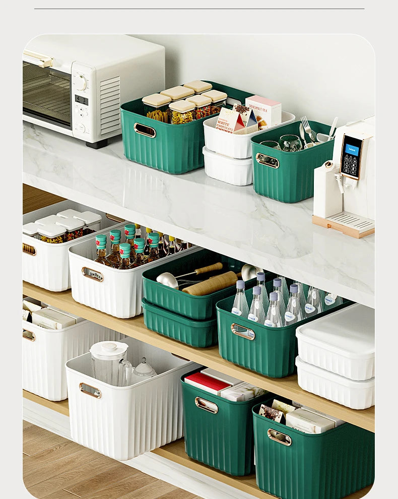 Sundries Storage Boxes with Lid Light Luxury Snacks Toys Storage