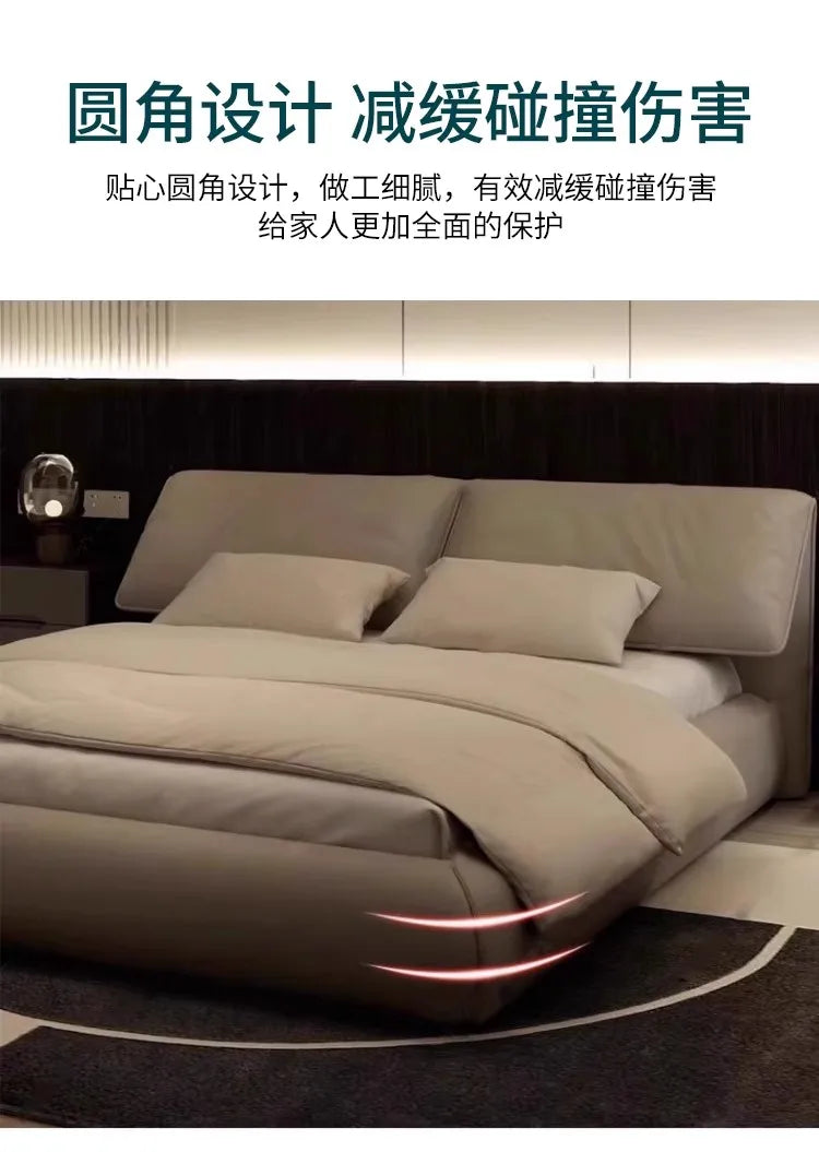 High End European Double Bed Headboard Glamorous Full Size