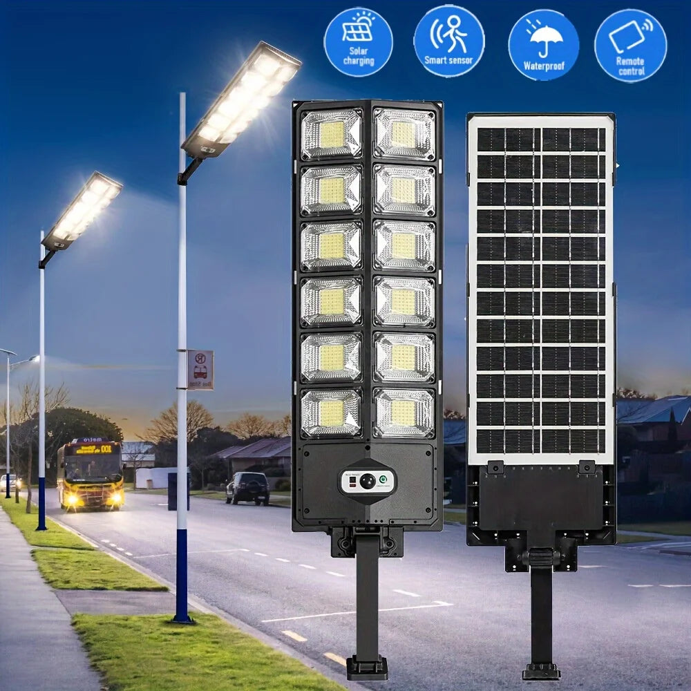 LED Super Bright Outdoor Solar Powered Lamp Waterproof