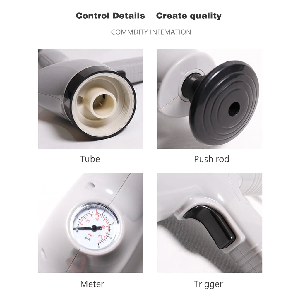 Powerful Pipe Plunger Electric High-pressure Air Gun