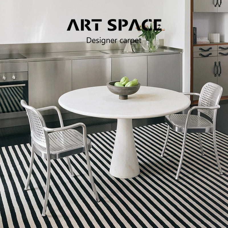 French Retro Rugs for Bedroom Checkerboard Living Room Decoration