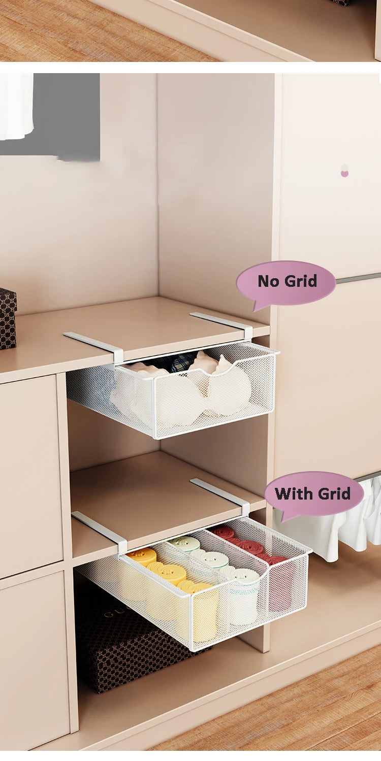 Sock Storage Basket, Underwear, Wardrobe Hanging