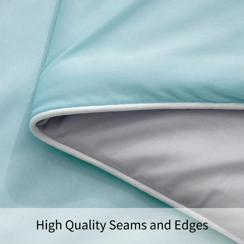 Air Condition Comforter for Summer Pure Color Ice Silk Cooling Blanket