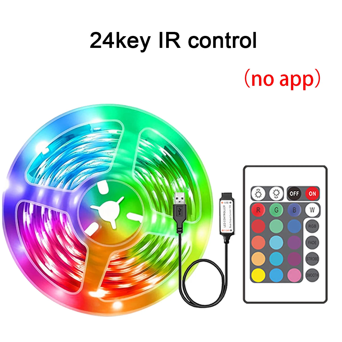 RGB Led Strip Lights 5m 10m 20m 30m Led Room Light with APP Control