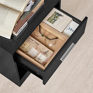 VASAGLE Bedside Table side table table Drawer Handle