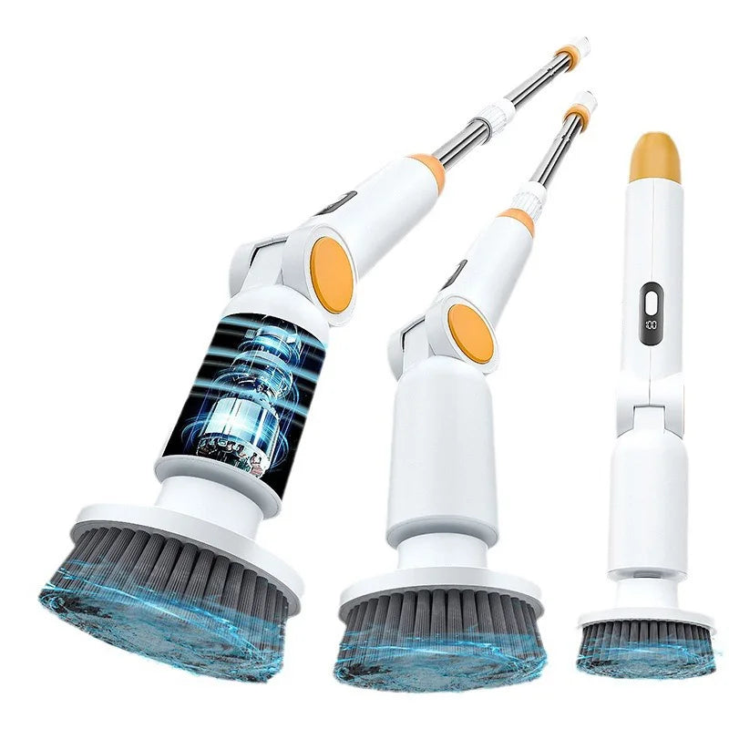 HOMFISH 2025 NEW 8-in-1 Electric Spin Scrubber Wireless Cleaning Brush