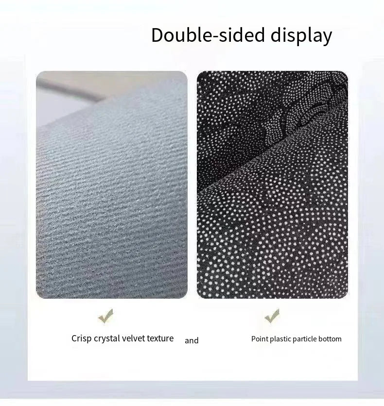 VIKAMA Art Retro Abstract Crystal Pile Carpet