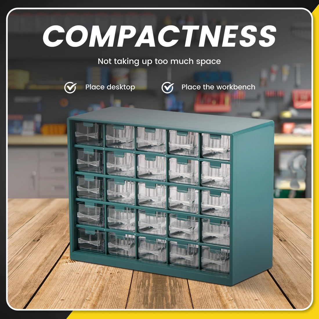 25 Drawer Plastic Drawer Storage Cabinet Storage Hardware and Craft Cabinet