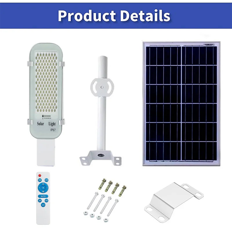 250W led solar light Outdoor garden Waterproof Solar street Light