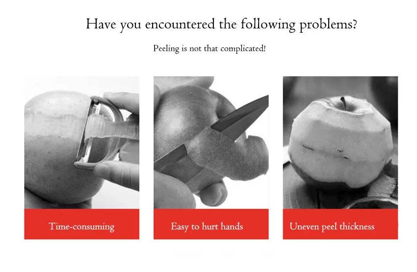 Hand-cranked Apple Pear Peeler Manual Melon Fruit Peeler Potato Automatic