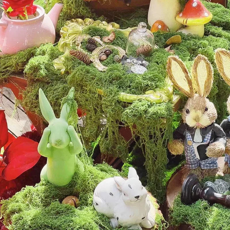 500/30G Eternal Artificial Green Moss Lawn Mini Landscape Fake Grass