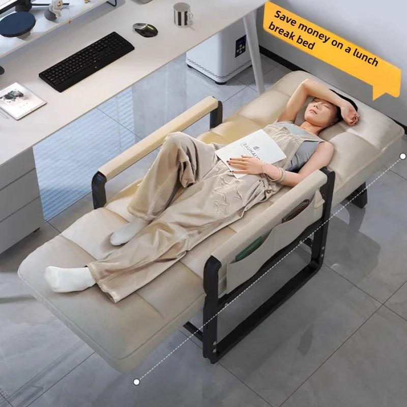 Reclining chair office lunch break folding chair