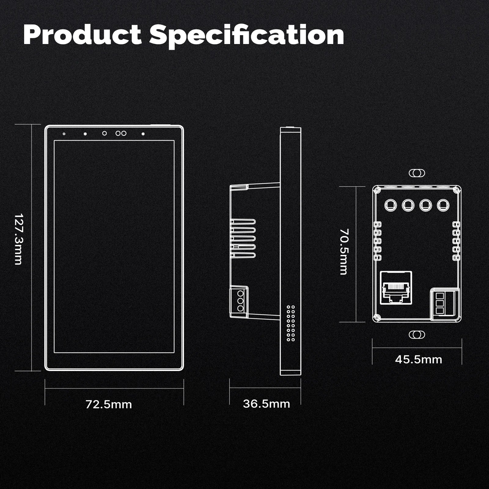 MOES Tuya Wifi Smart 5-inch Touch Screen Voice Control