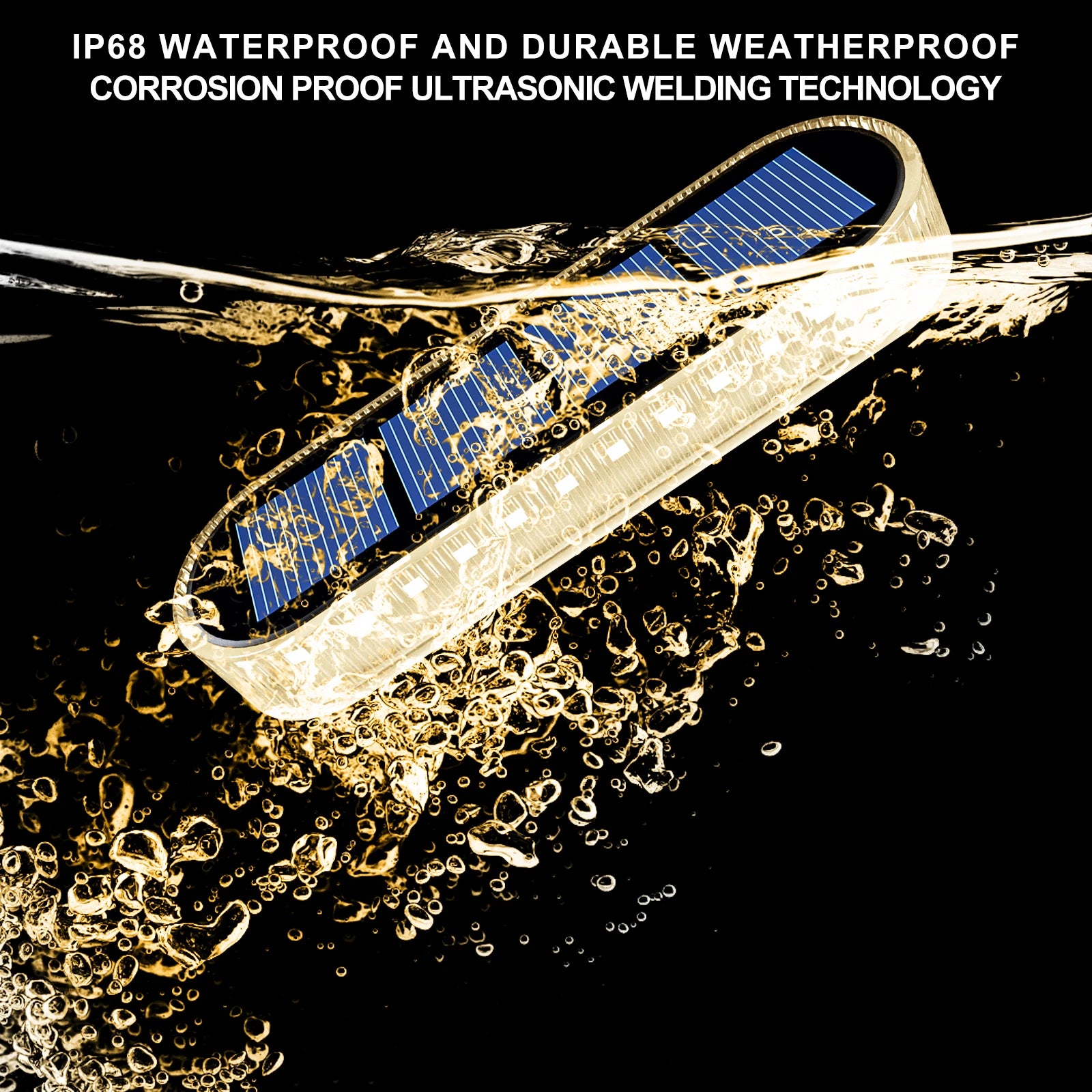 Quality Solar Step Lights Waterproof IP68 Warm White LED Path Lights