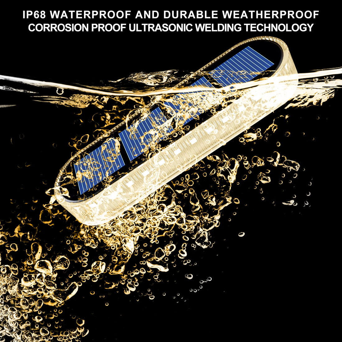 Quality Solar Step Lights Waterproof IP68 Warm White LED Path Lights