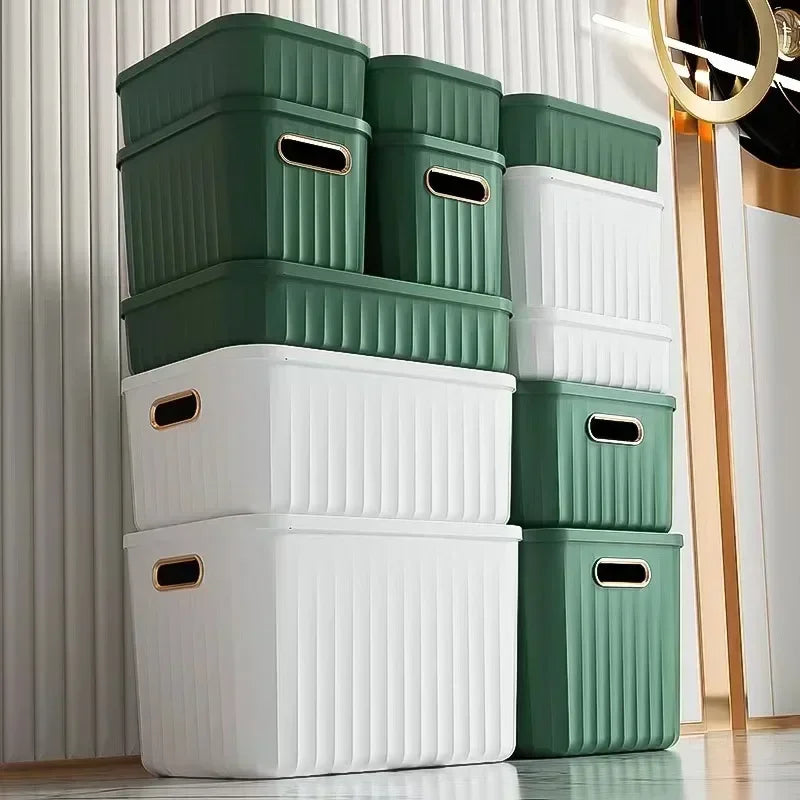 Sundries Storage Boxes with Lid Light Luxury Snacks Toys Storage