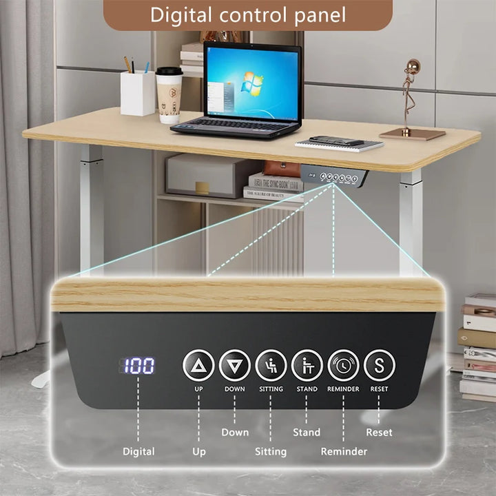 Height Adjustable Desk Motion Electric Sit Stand Up Down Computer Table