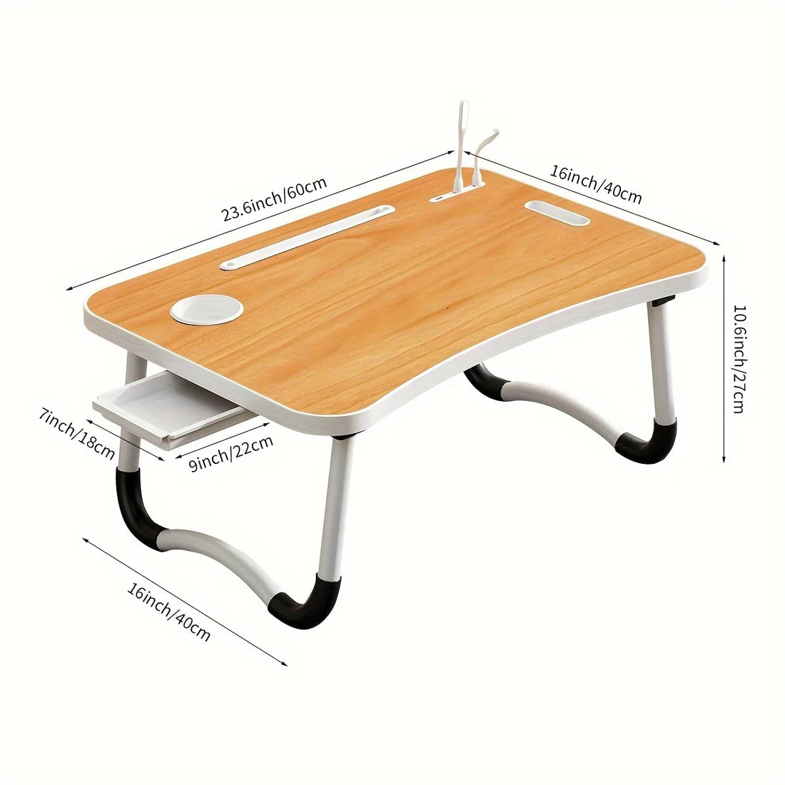 Ultra Large Portable Laptop Bed Table Foldable Desk