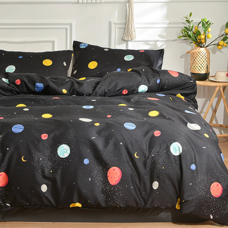 Black Marble Duvet Cover Sets Single/Queen/King Comforter