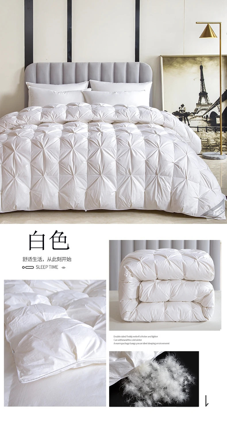 100% white goose down comforter