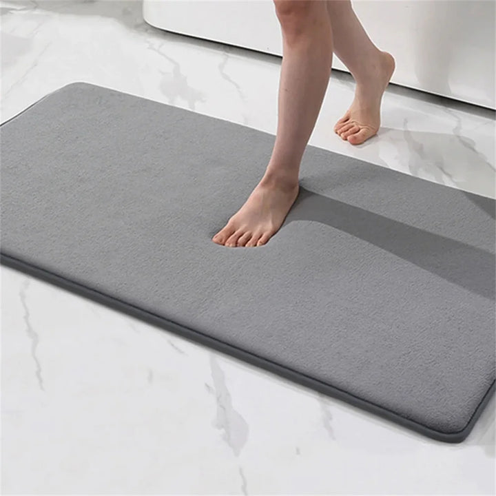 Homaxy Super Absorbent Bath Mat Memory Foam Carpet Non-Slip