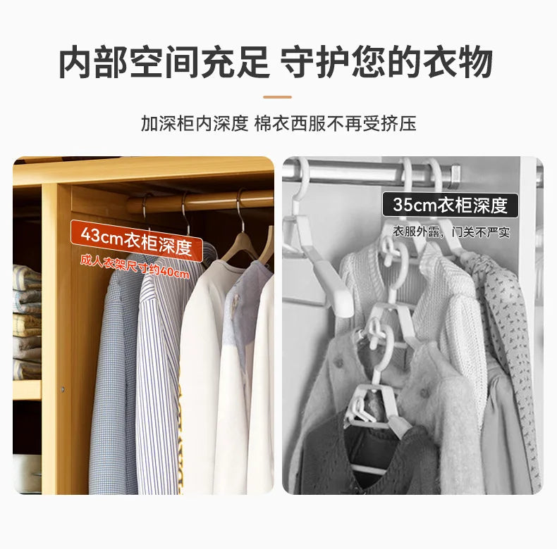 Simple wardrobe rental bedroom dustproof closet