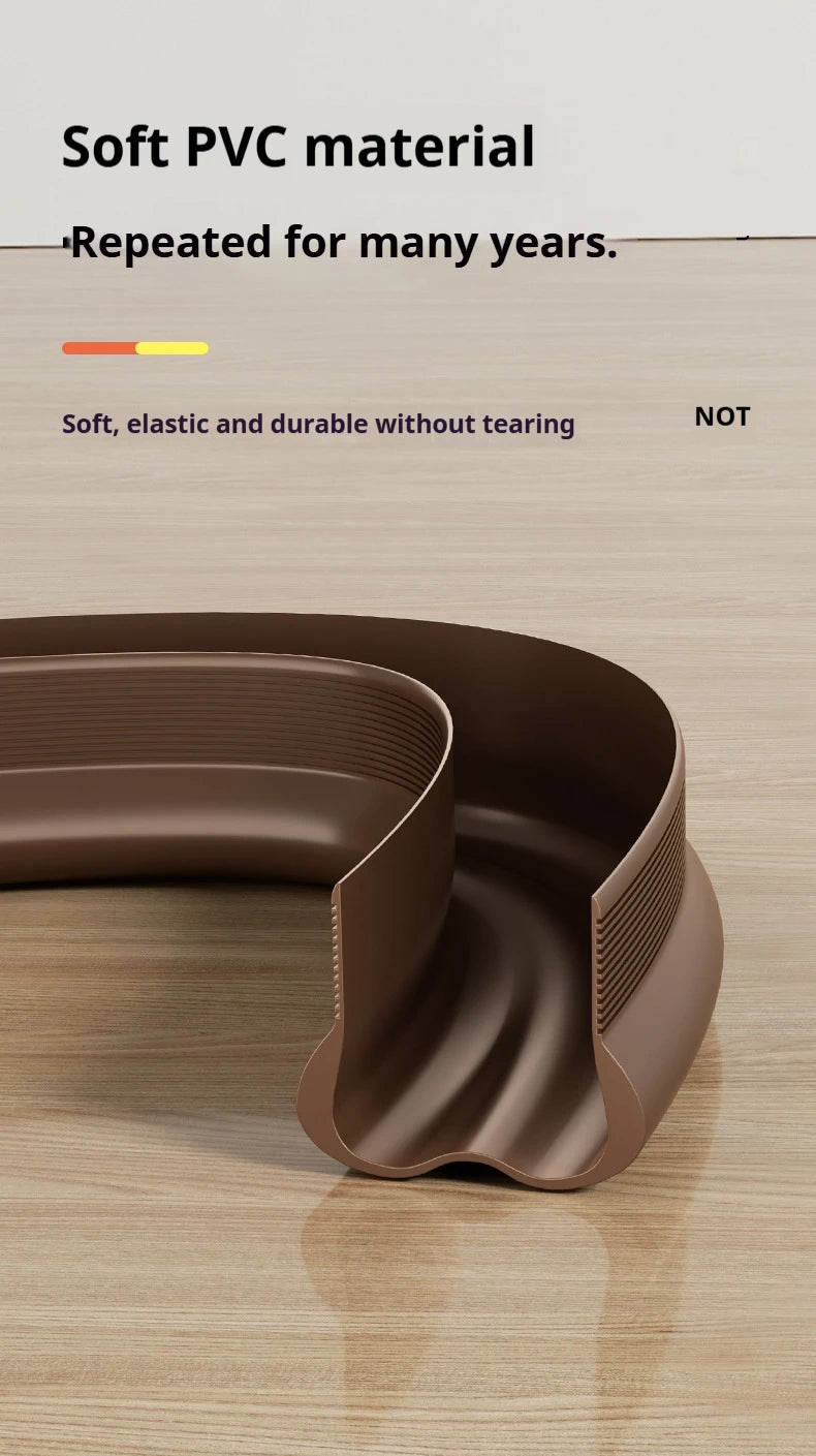 PVC Flexible Door Bottom seal Strip Weatherstrip Under Door Draft Stopper