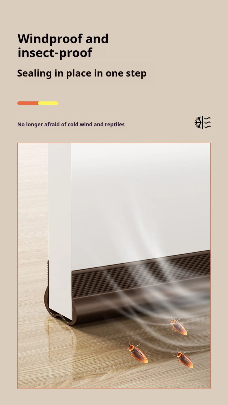 PVC Flexible Door Bottom seal Strip Weatherstrip Under Door Draft Stopper