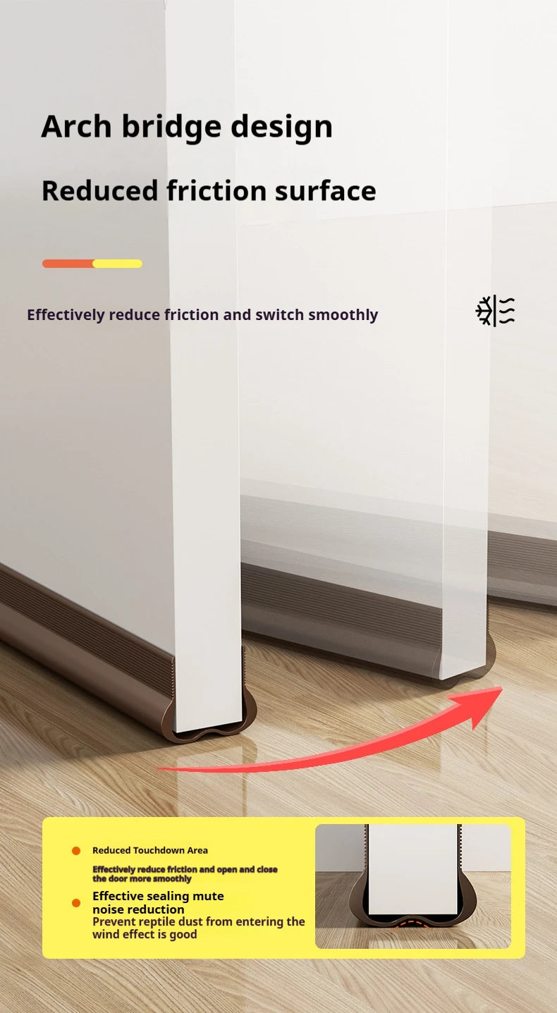 PVC Flexible Door Bottom seal Strip Weatherstrip Under Door Draft Stopper