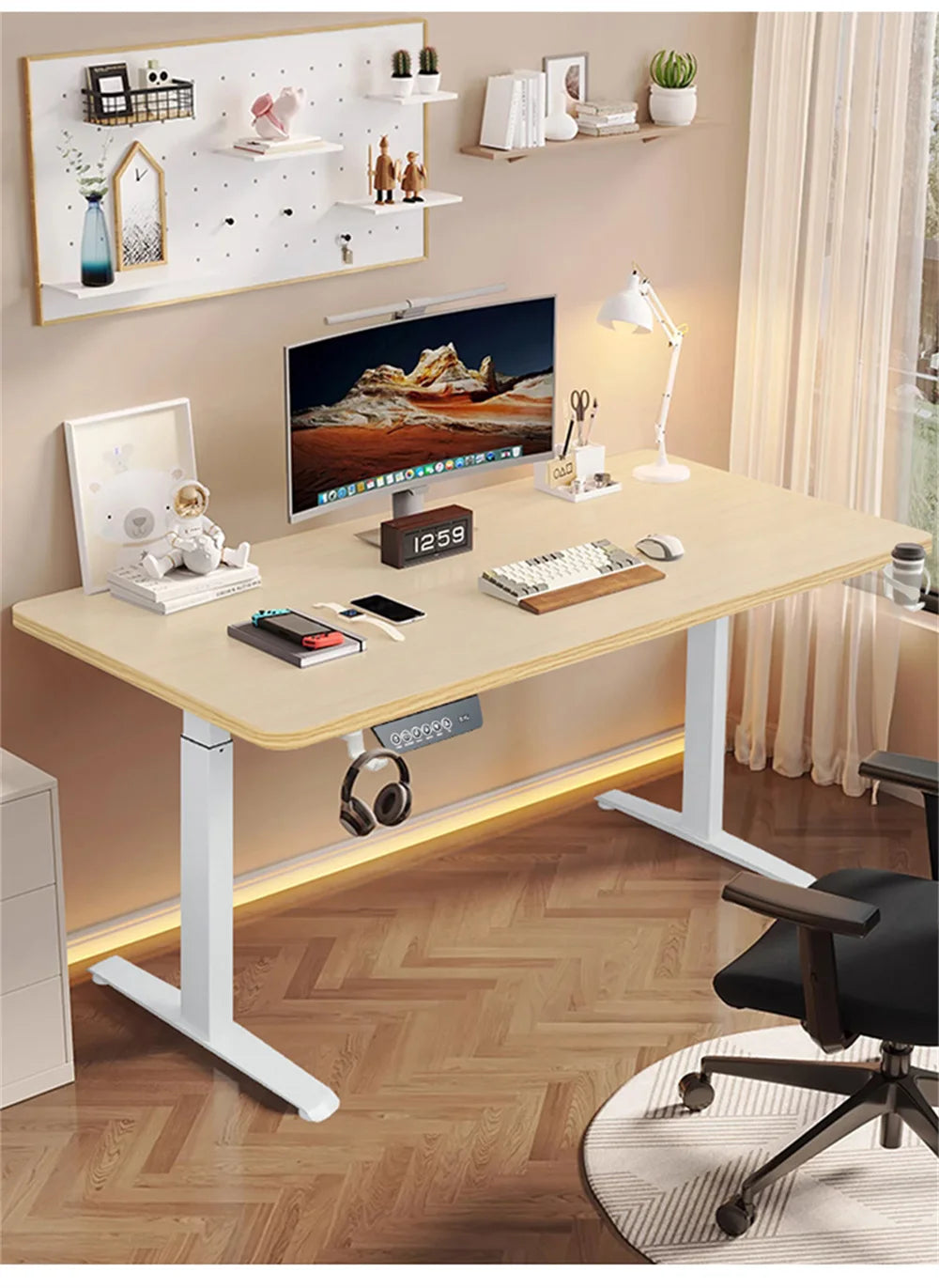 Height Adjustable Desk Standing Computer Desk