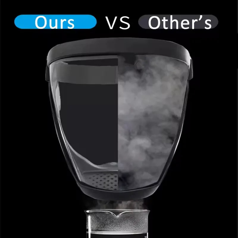 Full Face Transparent Protective Mask Dust and Fog Resistant Oil Splas