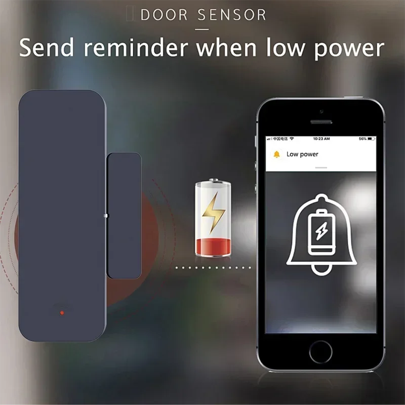 Tuya Zigbee Wifi Door Sensor Window Entry Sensor Security Burglar