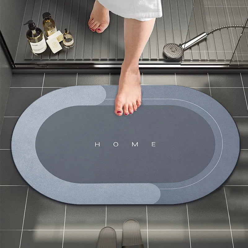 Bath Mat Super Absorbent Non Slip Bath Bathroom