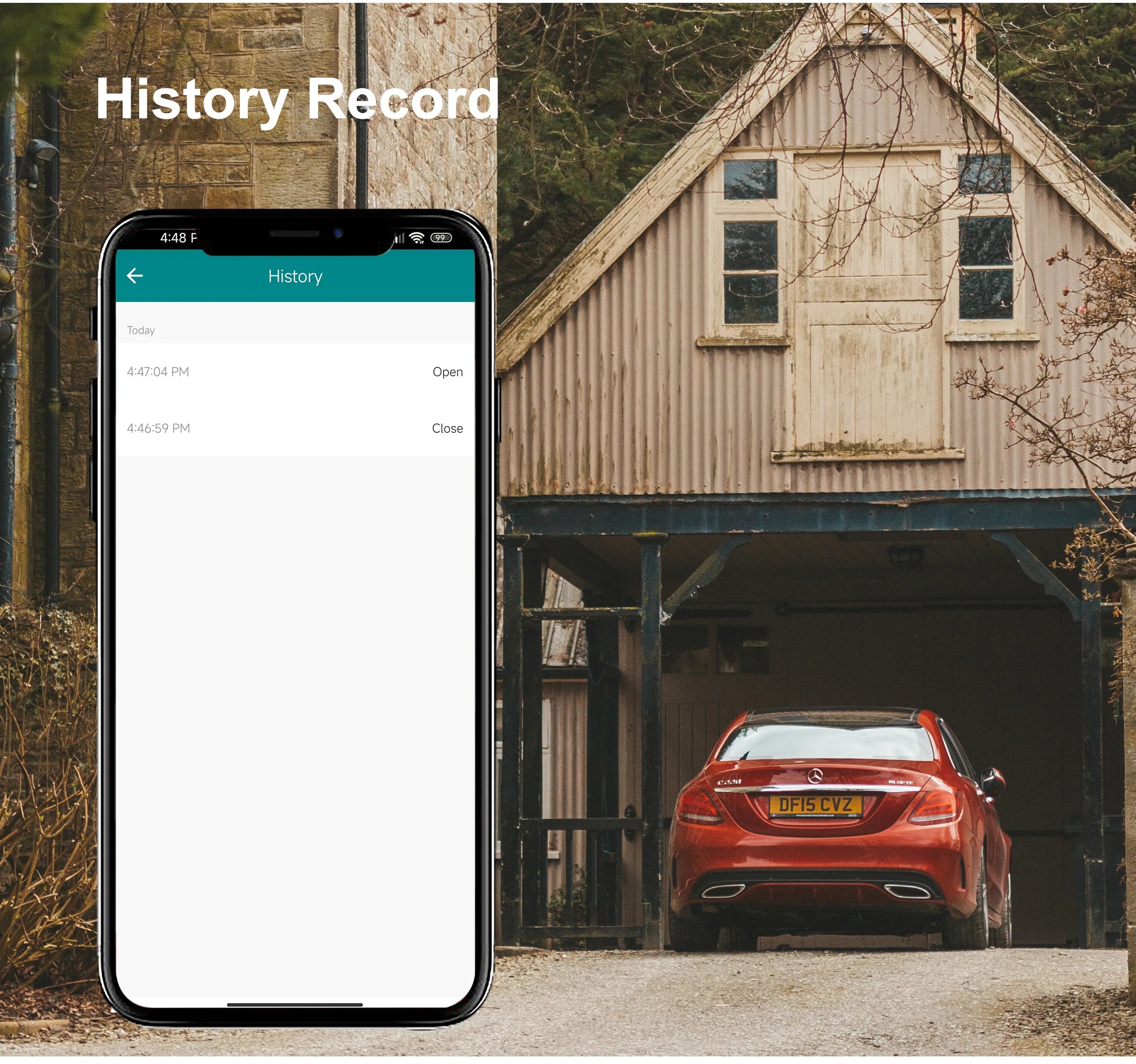 GIRIER WiFi Smart Garage Door Opener Controller Works with Alexa Google