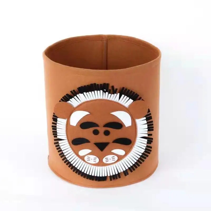 1/2/3/5PCS Baby Storage Basket Panda Dinosaur Cartoon