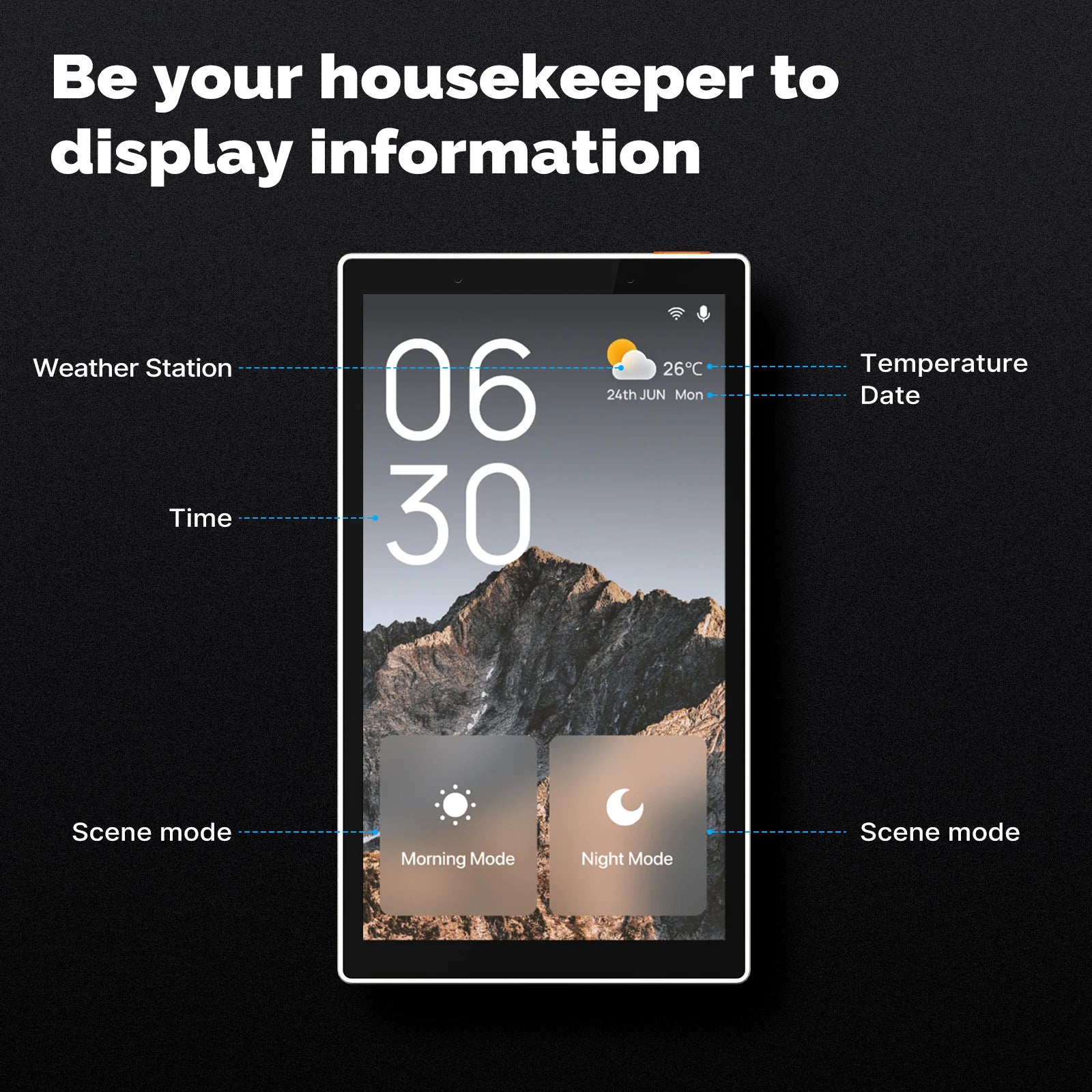 MOES Tuya Wifi Smart 5-inch Touch Screen Voice Control