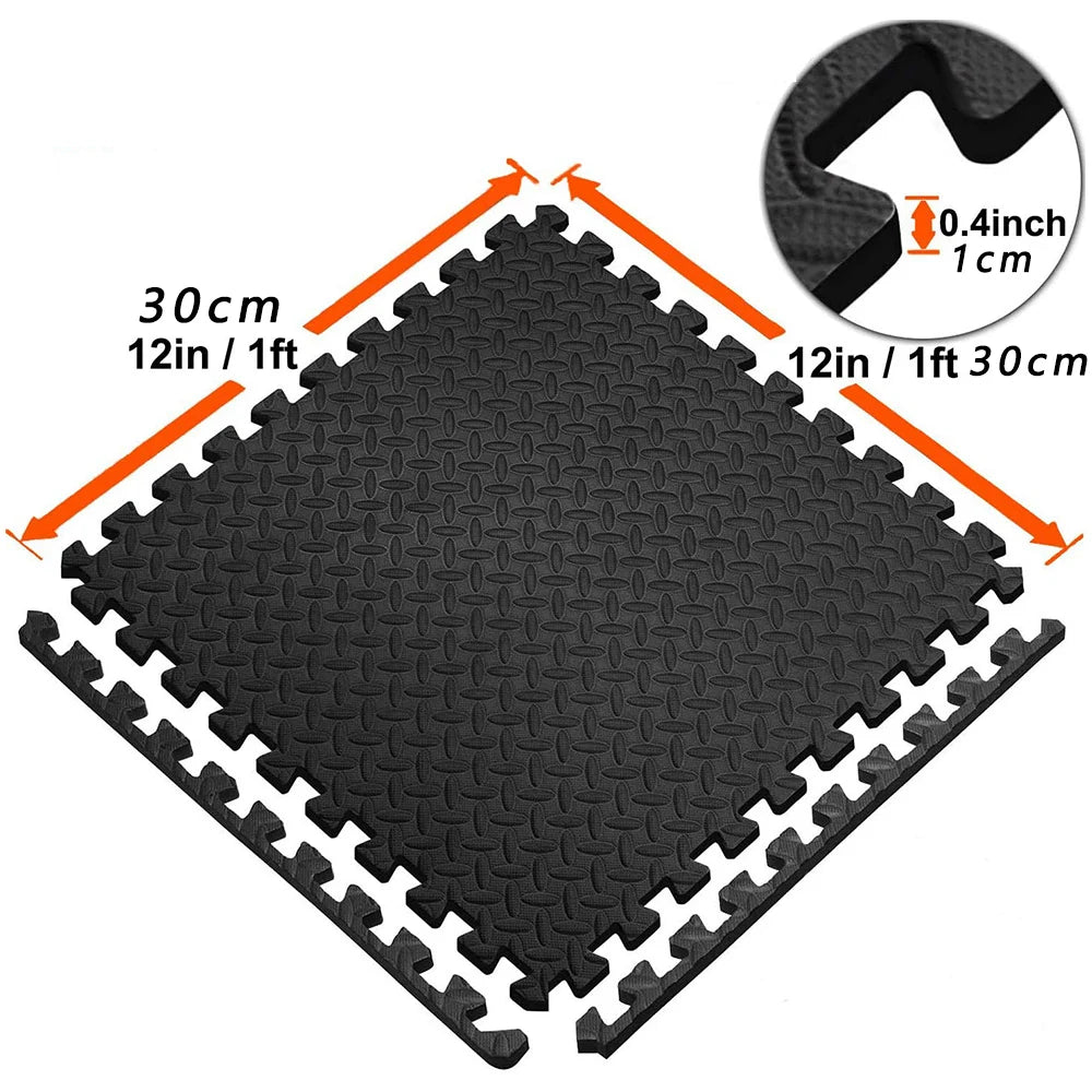 Puzzle Fitness Mat EVA Interlocking Foam Floor Tiles Sports Protection Yoga