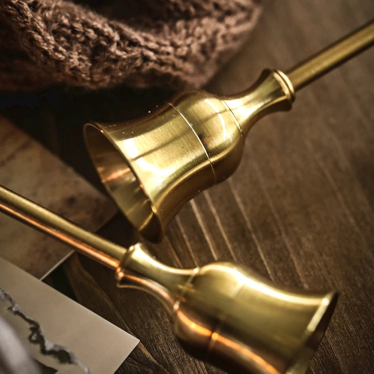 3pc Candlestick Holders Kit Brass Gold Candlestick Set