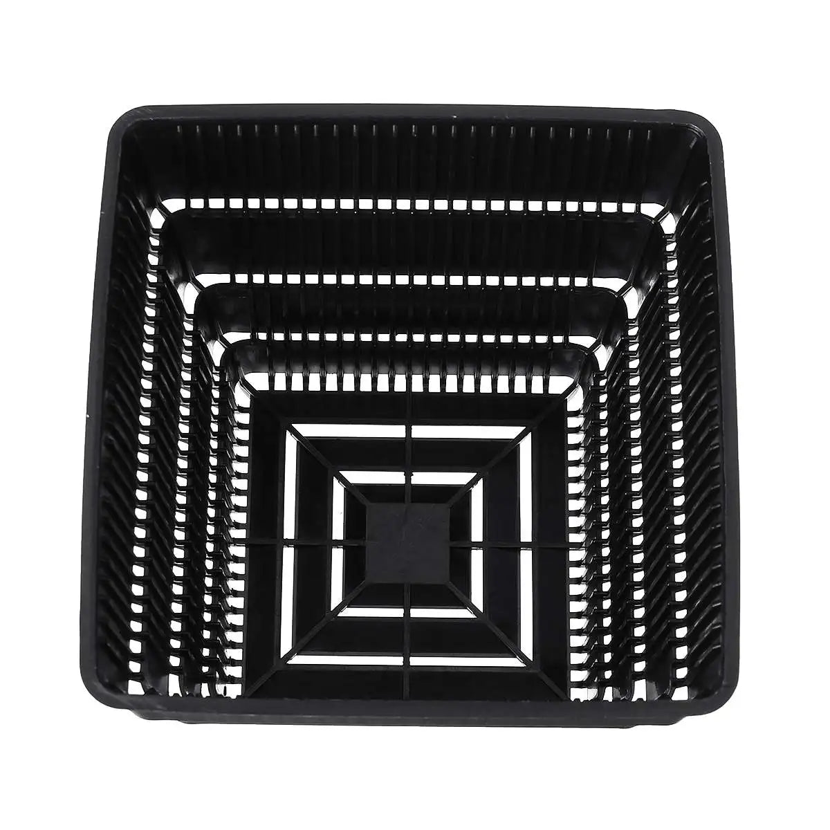 6 Pack Square Succulent Pots - Air Prunning Plastic Planters for Cactus