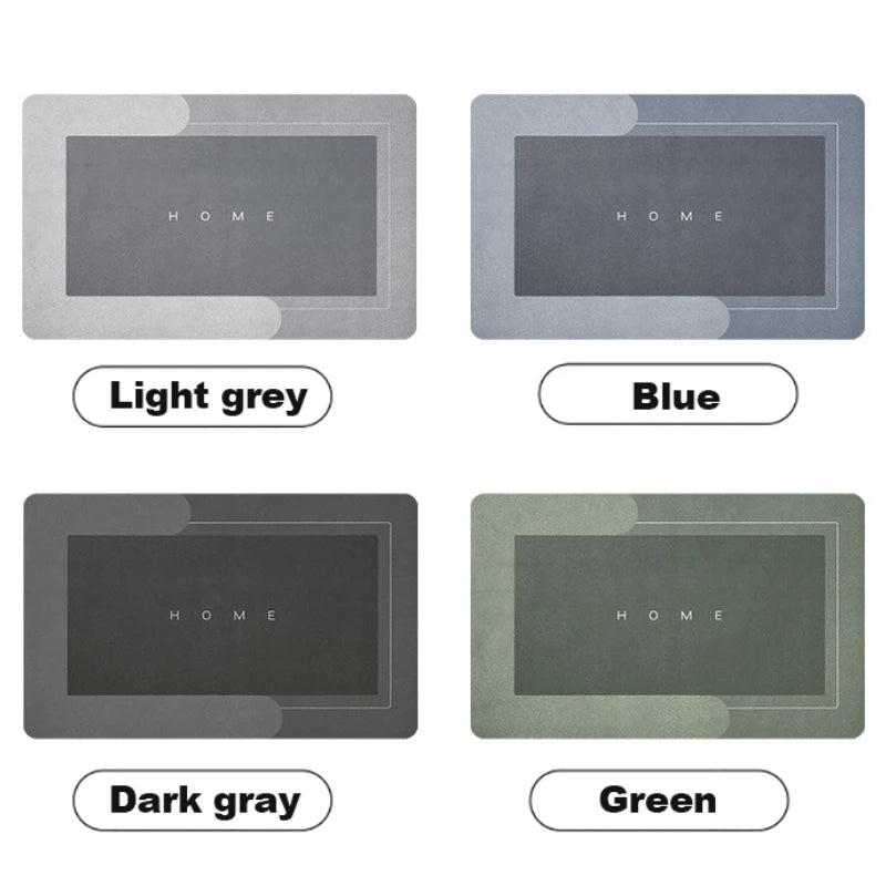 Bath Mat Super Absorbent Non Slip Bath Bathroom