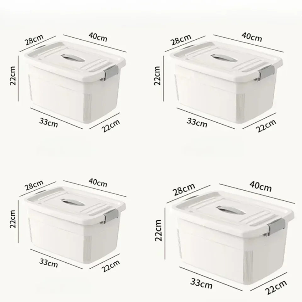 Dustproof Covered Storage Box Durable Large Plastic Storage Box