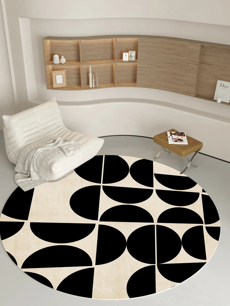 Fluffy Soft Living Room Decoration Carpet Light Luxury Rugs for Bedroom