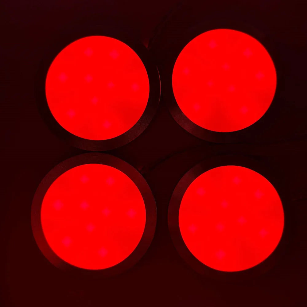 DC12V Tuya WIFI RGB LED Under Cabinet Light Dimmable Puck Light Festival