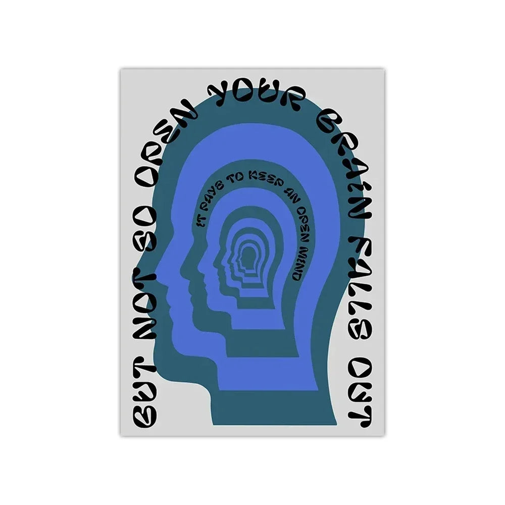 1PC Frameless Japanese Vintage Koi HD Posters Canvas Painting