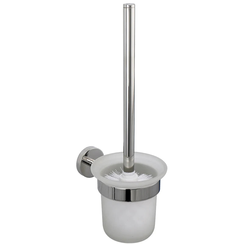 Toilet Brush Holder Wall Mount WC Cleaning Brush Stainless Steel