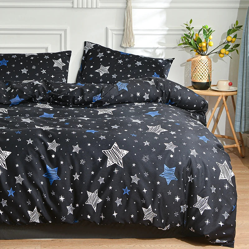 Black Marble Duvet Cover Sets Single/Queen/King Comforter