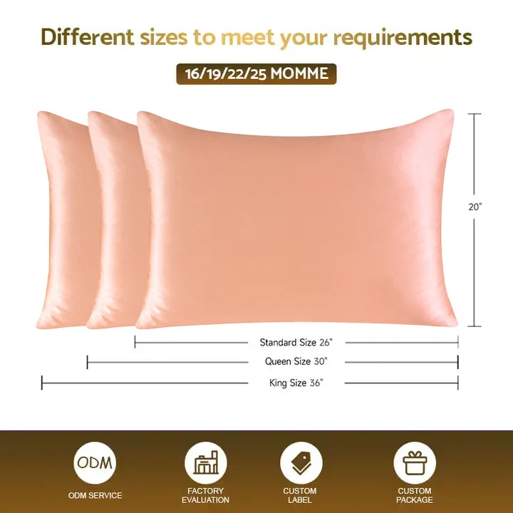 100% Natural Mulberry Silk Pillowcase