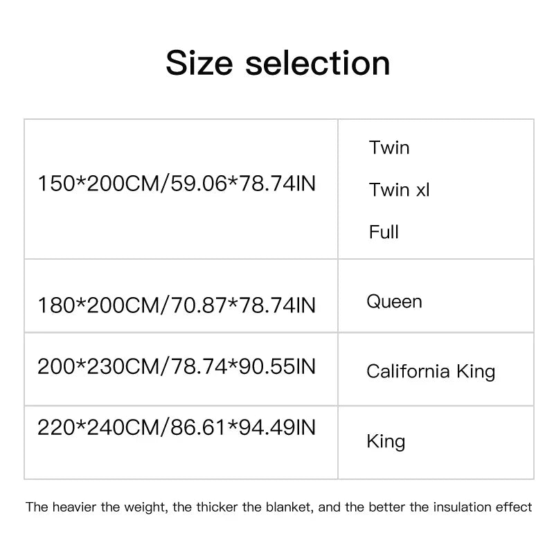 100% white goose down comforter