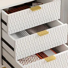 Tribesigns Modern Nightstand, 25.8" Tall Bedside Table with 3 Drawers